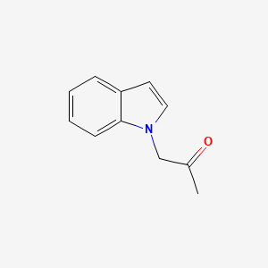 molecular formula C11H11NO B8706669 1-(2-Oxopropyl)indole 