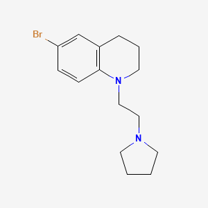 6-Bromo-1-(2-(pyrrolidin-1-yl)ethyl)-1,2,3,4-tetrahydroquinoline