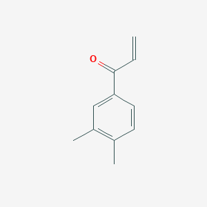 molecular formula C11H12O B8706684 3,4-Dimethyl-1-acryloylbenzene 