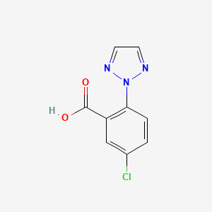 5-chloro-2-(2H-1,2,3-triazol-2-yl)benzoic acid
