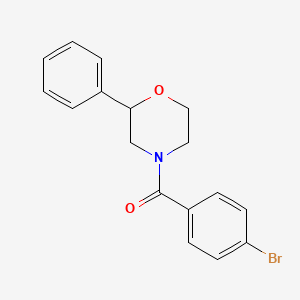 (4-Bromophenyl)(2-phenylmorpholino)methanone
