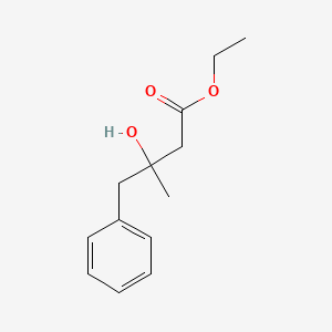 molecular formula C13H18O3 B8706751 Ethyl 3-hydroxy-3-methyl-4-phenylbutanoate CAS No. 28074-19-3