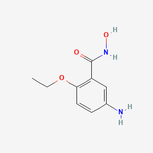 molecular formula C9H12N2O3 B8707055 5-amino-2-ethoxy-N-hydroxybenzamide CAS No. 920739-81-7