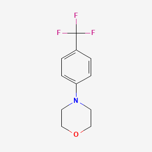 molecular formula C11H12F3NO B8707078 Morpholine, 4-[4-(trifluoromethyl)phenyl]- CAS No. 113845-69-5