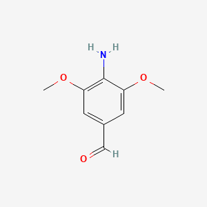 molecular formula C9H11NO3 B8707095 4-Amino-3,5-dimethoxybenzaldehyde CAS No. 56066-34-3