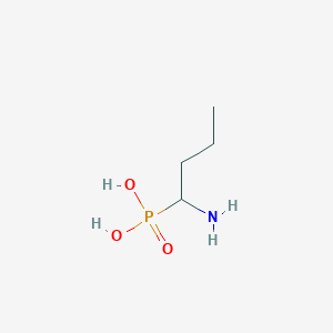 molecular formula C4H12NO3P B087071 1-Aminobutylphosphonic acid CAS No. 13138-36-8