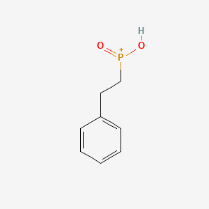 molecular formula C8H10O2P+ B8707100 Phenethylphosphinic acid CAS No. 86552-40-1