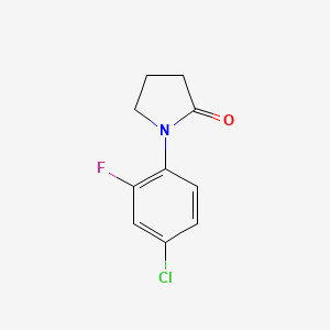 1-(4-Chloro-2-fluorophenyl)pyrrolidin-2-one