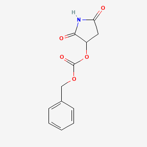 molecular formula C12H11NO5 B8707161 benzyloxycarbonyl-oxysuccinimide 