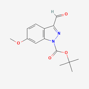 tert-butyl 3-formyl-6-methoxy-1H-indazole-1-carboxylate