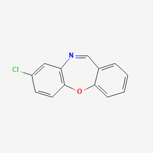 molecular formula C13H8ClNO B8707235 8-Chloro-dibenz[b,f]-[1,4]oxazepine 