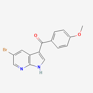 (5-Bromo-1H-pyrrolo[2,3-b]pyridin-3-yl)(4-methoxyphenyl)methanone