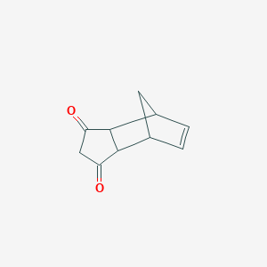 molecular formula C10H10O2 B8707291 3a,4,7,7a-Tetrahydro-1H-4,7-methanoindene-1,3(2H)-dione CAS No. 41426-05-5