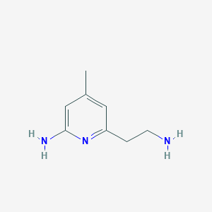 6-(2-Aminoethyl)-4-methylpyridin-2-amine