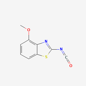 molecular formula C9H6N2O2S B8707308 2-Isocyanato-4-methoxy-1,3-benzothiazole 