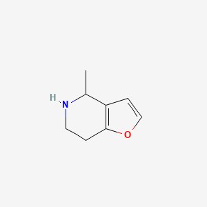 molecular formula C8H11NO B8707339 4-Methyl-4,5,6,7-tetrahydro-furo[3,2-c]pyridine 