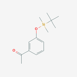 1-(3-{[tert-Butyl(dimethyl)silyl]oxy}phenyl)ethan-1-one