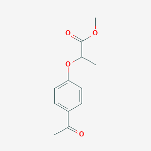 molecular formula C12H14O4 B8707383 2-(4-Acetyl-phenoxy)-propionic acid methyl ester 