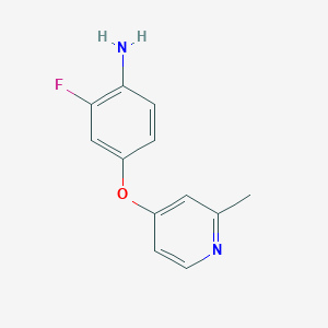 2-Fluoro-4-(2-methylpyridin-4-yloxy)phenylamine