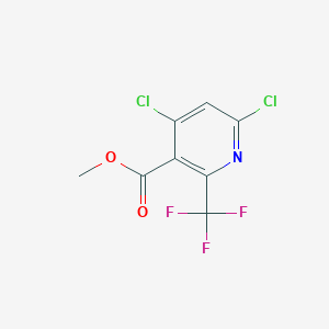 4,6-Dichloro-2-trifluoromethyl-nicotinic acid methyl ester