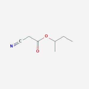 molecular formula C7H11NO2 B087074 1-Methylpropyl cyanoacetate CAS No. 14447-16-6