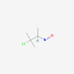 molecular formula C5H10ClNO B8707400 2-Chloro-2-methyl-3-nitrosobutane CAS No. 37557-67-8