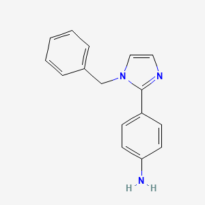 4-(1-Benzyl-1H-imidazol-2-YL)aniline