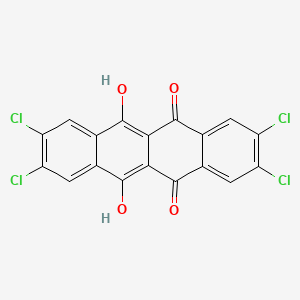 2,3,8,9-Tetrachloro-6,11-dihydroxynaphthacene-5,12-dione