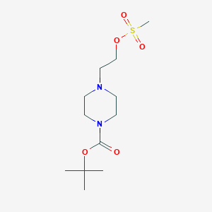 Tert-butyl 4-(2-(methylsulfonyloxy)ethyl)piperazine-1-carboxylate