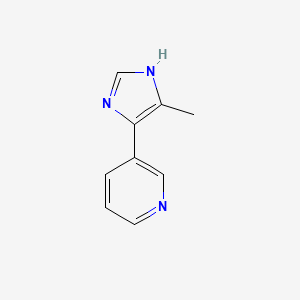3-(4-Methyl-1H-imidazol-5-yl)pyridine