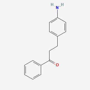 molecular formula C15H15NO B8707520 1-Propanone, 3-(4-aminophenyl)-1-phenyl- CAS No. 59276-79-8