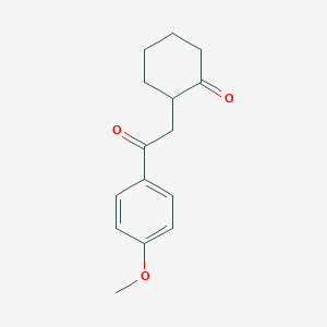 Cyclohexanone, 2-[2-(4-methoxyphenyl)-2-oxoethyl]-