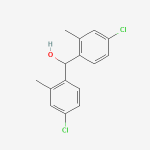 molecular formula C15H14Cl2O B8707675 Bis(4-chloro-2-methylphenyl)methanol 