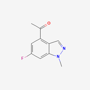 1-(6-fluoro-1-methyl-1H-indazol-4-yl)ethanone