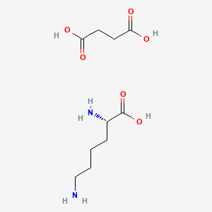 molecular formula C10H20N2O6 B8707767 Lysine Succinate CAS No. 25399-74-0