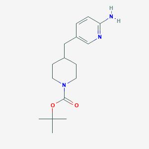 4-(6-Amino-pyridin-3-ylmethyl)-piperidine-1-carboxylic acid tert-butyl ester