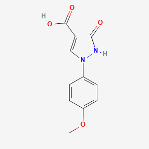 1-(4-Methoxyphenyl)-3-oxo-2,3-dihydro-1H-pyrazole-4-carboxylic acid