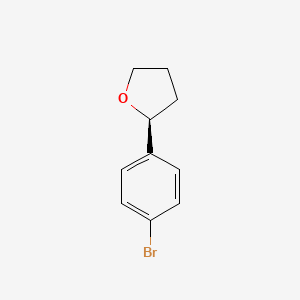 molecular formula C10H11BrO B8707854 (S)-2-(4-Bromophenyl)tetrahydrofuran 