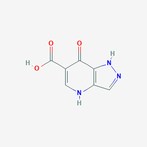 molecular formula C7H5N3O3 B8707865 7-Oxo-1,4-dihydropyrazolo[4,3-b]pyridine-6-carboxylic acid 