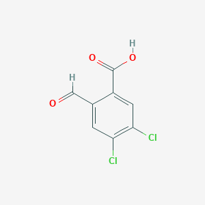 molecular formula C8H4Cl2O3 B8707872 4,5-Dichloro-2-formylbenzoic acid 