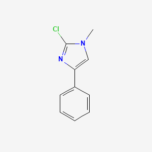molecular formula C10H9ClN2 B8707873 2-chloro-1-methyl-4-phenyl-1H-Imidazole 