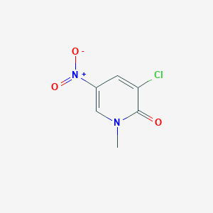 3-chloro-1-methyl-5-nitropyridin-2(1H)-one