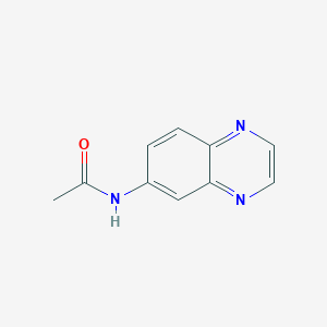 molecular formula C10H9N3O B8707940 N-(quinoxalin-6-yl)acetamide 