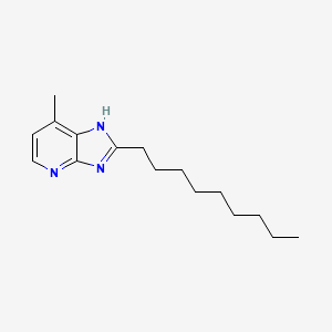 molecular formula C16H25N3 B8707990 7-Methyl-2-nonylimidazo[4,5-b]pyridine 