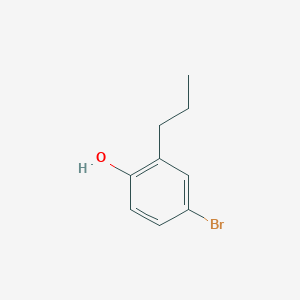 molecular formula C9H11BrO B8708002 4-bromo-2-propylPhenol CAS No. 18980-22-8