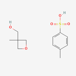 molecular formula C12H18O5S B8708006 3-Oxetanemethanol, 3-methyl-, 4-methylbenzenesulfonate 