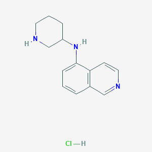 molecular formula C14H18ClN3 B8708030 N-(Piperidin-3-YL)isoquinolin-5-amine hydrochloride CAS No. 651307-15-2