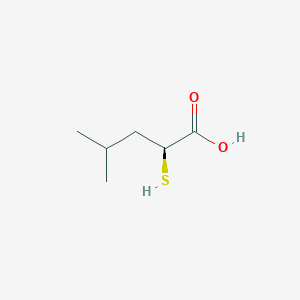 molecular formula C6H12O2S B8708078 (2S)-4-Methyl-2-sulfanylpentanoic acid CAS No. 66386-08-1