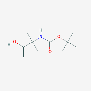 molecular formula C10H21NO3 B8708081 Tert-butyl 3-hydroxy-2-methylbutan-2-ylcarbamate 