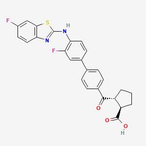 molecular formula C26H20F2N2O3S B8708088 CY477Rqr44 CAS No. 791593-56-1